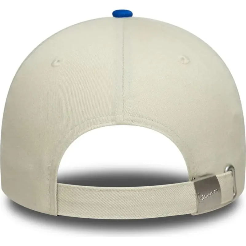 new-era-curved-brim-9forty-contrast-visor-vespa-piaggio-beige-and-blue-adjustable-cap new-era-curved-brim-9forty-contrast-visor-vespa-piaggio-beige-and-blue-adjustable-cap