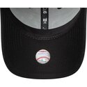new-era-curved-brim-brown-logo-9forty-faux-pony-infill-new-york-yankees-mlb-black-adjustable-cap