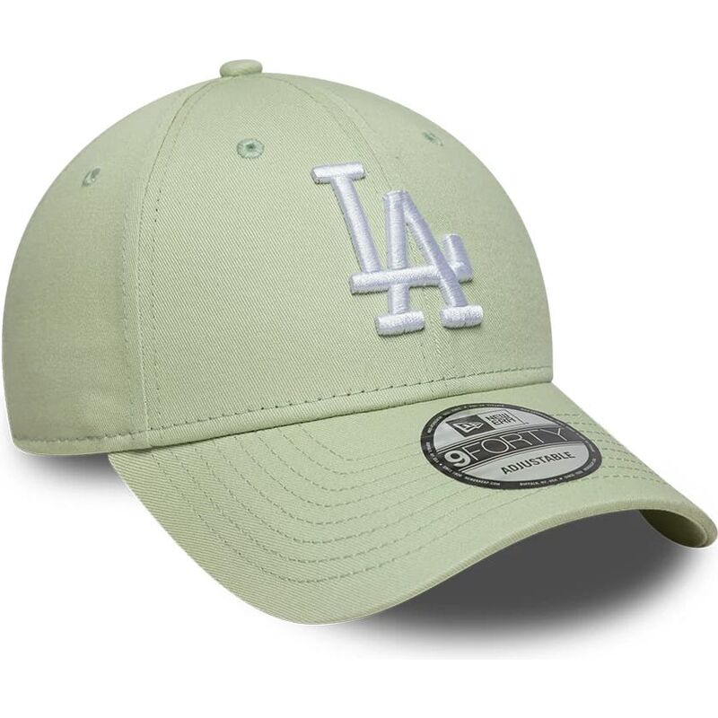 new-era-curved-brim-9forty-league-ess-9forty-league-essential-los-angeles-dodgers-mlb-light-green-adjustable-cap new-era-curved-brim-9forty-league-ess-9forty-league-essential-los-angeles-dodgers-mlb-light-green-adjustable-cap