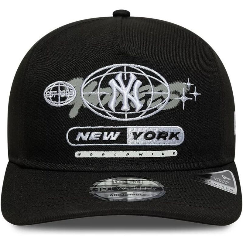 new-era-curved-brim-19twenty-graphic-new-york-yankees-mlb-black-snapback-cap new-era-curved-brim-19twenty-graphic-new-york-yankees-mlb-black-snapback-cap
