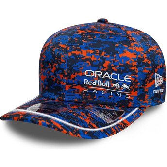 New Era Curved Brim 9SEVENTY Stretch Snap Digi Camo Red Bull Racing Formula 1 Multicolor Snapback Cap