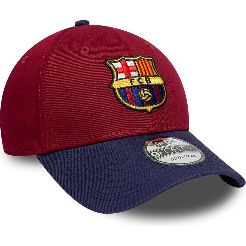 new-era-curved-brim-9forty-contrast-fc-barcelona-laliga-red-and-navy-blue-adjustable-cap