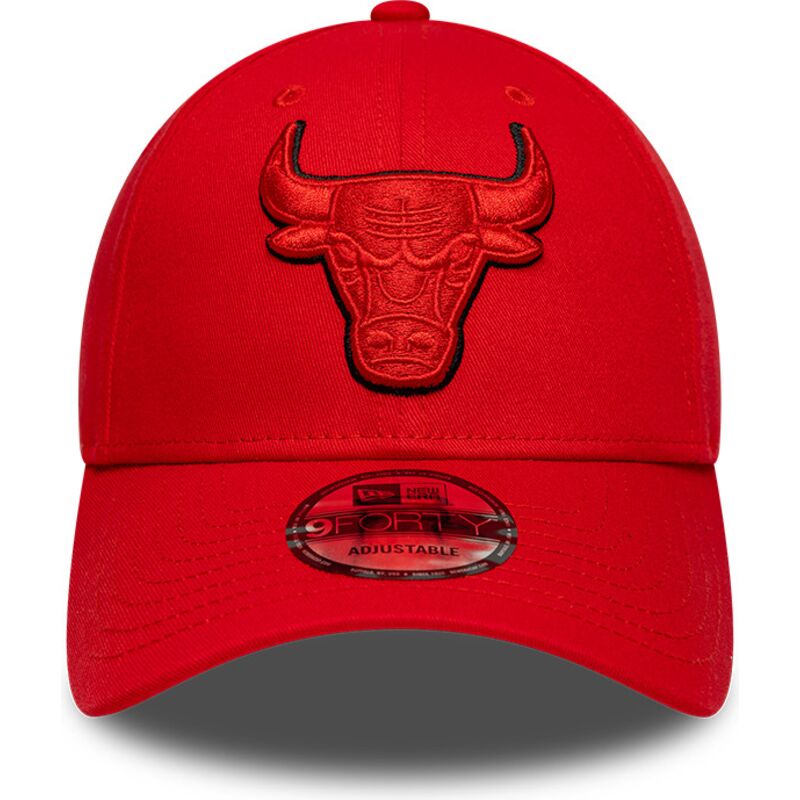new-era-curved-brim-red-logo-9forty-outline-chicago-bulls-nba-red-adjustable-cap