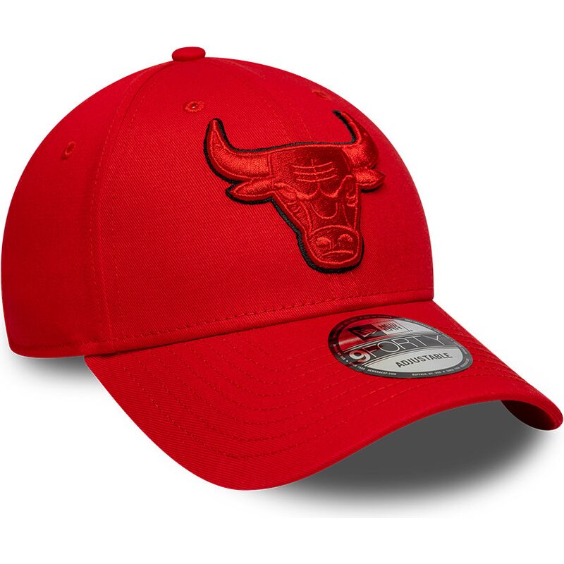 new-era-curved-brim-red-logo-9forty-outline-chicago-bulls-nba-red-adjustable-cap