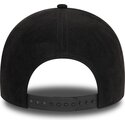 new-era-curved-brim-black-logo-e-frame-faux-suede-new-york-yankees-mlb-black-snapback-cap