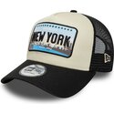 new-era-a-frame-license-plate-new-york-black-and-beige-trucker-hat