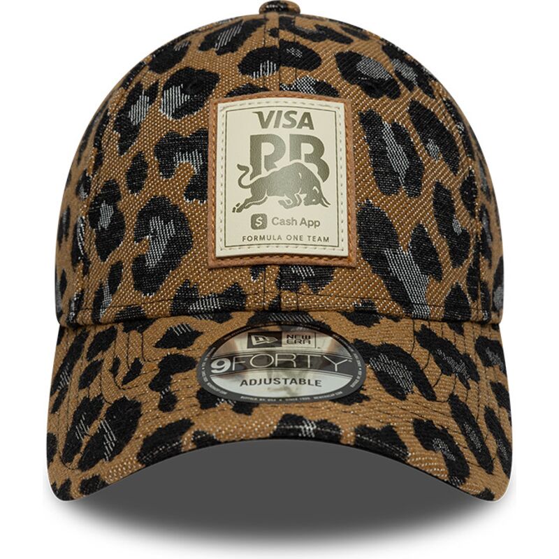 new-era-curved-brim-women-9forty-racing-bulls-f1-team-formula-1-leopard-adjustable-cap