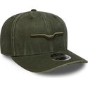 new-era-curved-brim-green-logo-9seventy-stretch-snap-logo-moto-guzzi-green-snapback-cap