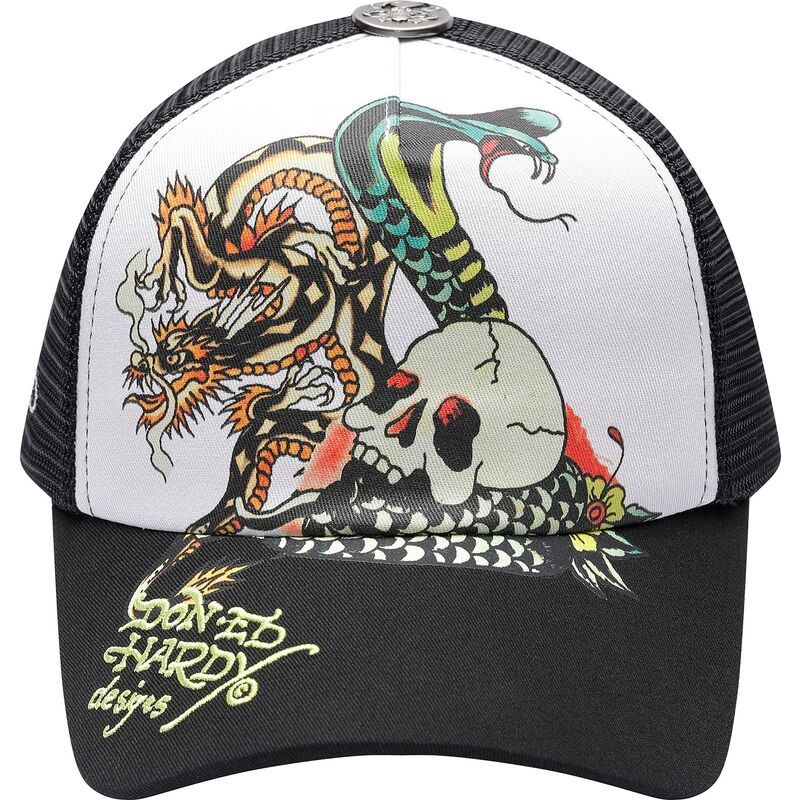ed-hardy-snake-and-skull-black-and-white-trucker-hat