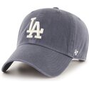 47-brand-curved-brim-clean-up-vintage-navy-los-angeles-dodgers-mlb-grey-adjustable-cap