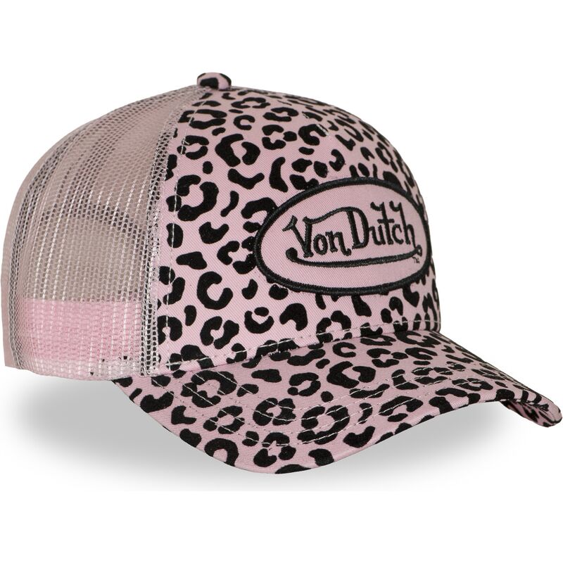von-dutch-verle-leopard-and-pink-trucker-hat von-dutch-verle-leopard-and-pink-trucker-hat