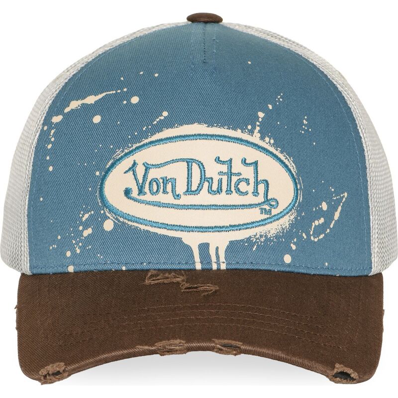 von-dutch-tag01-blue-and-brown-trucker-hat von-dutch-tag01-blue-and-brown-trucker-hat