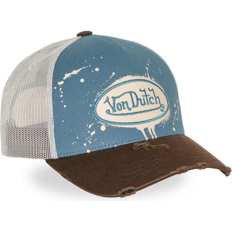 von-dutch-tag01-blue-and-brown-trucker-hat von-dutch-tag01-blue-and-brown-trucker-hat