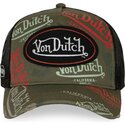 von-dutch-cafe12-green-and-black-trucker-hat