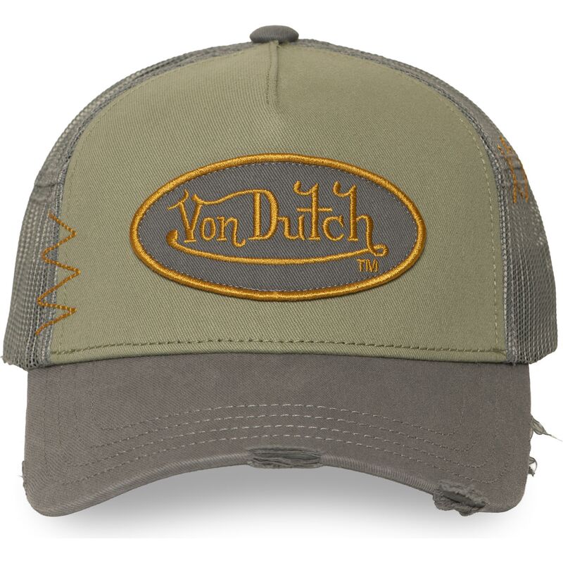 von-dutch-used-15-green-and-grey-trucker-hat von-dutch-used-15-green-and-grey-trucker-hat