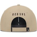 nike-curved-brim-club-structured-uv-poly-ripstop-boston-red-sox-mlb-beige-adjustable-cap-with-beige-logo