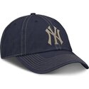 nike-curved-brim-fathers-day-club-unstructured-organic-cotton-new-york-yankees-mlb-navy-blue-adjustable-cap-with-beige-logo