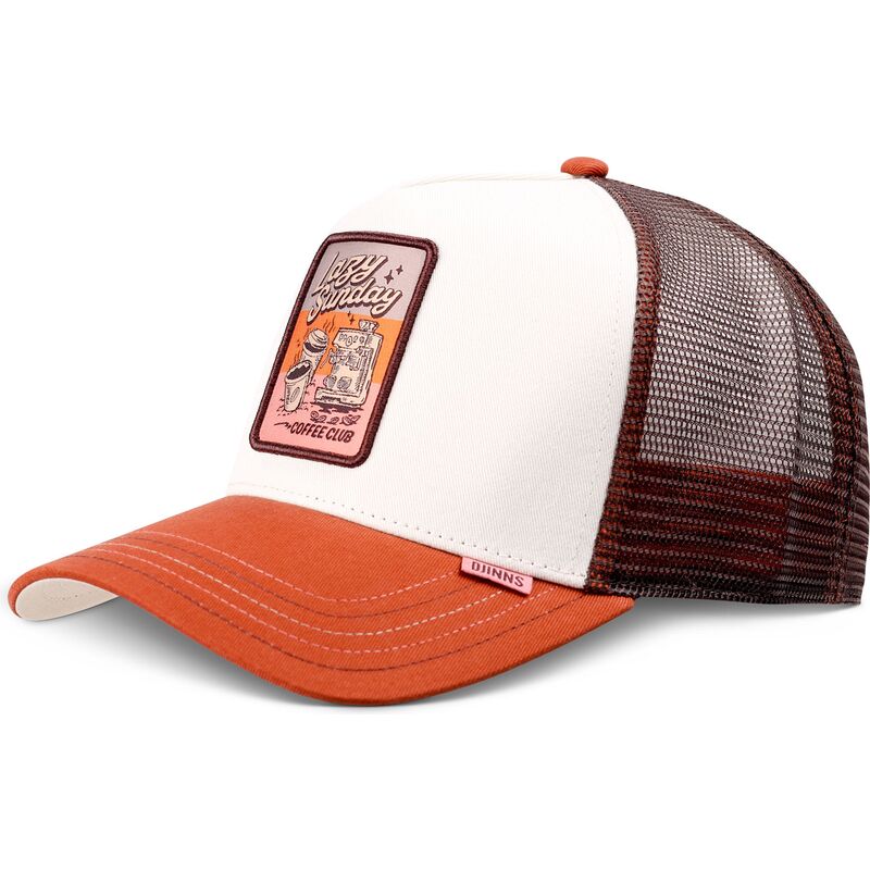 djinns-hft-lscc-funky-patch-brown-and-white-trucker-hat djinns-hft-lscc-funky-patch-brown-and-white-trucker-hat