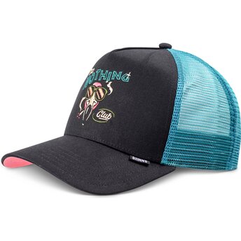 Djinns HFT DNC Flamingo Black and Blue Trucker Hat