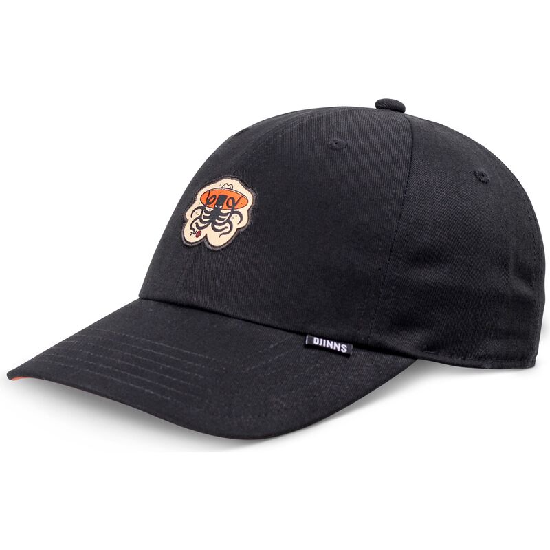djinns-curved-brim-rose-kraken-black-adjustable-cap djinns-curved-brim-rose-kraken-black-adjustable-cap