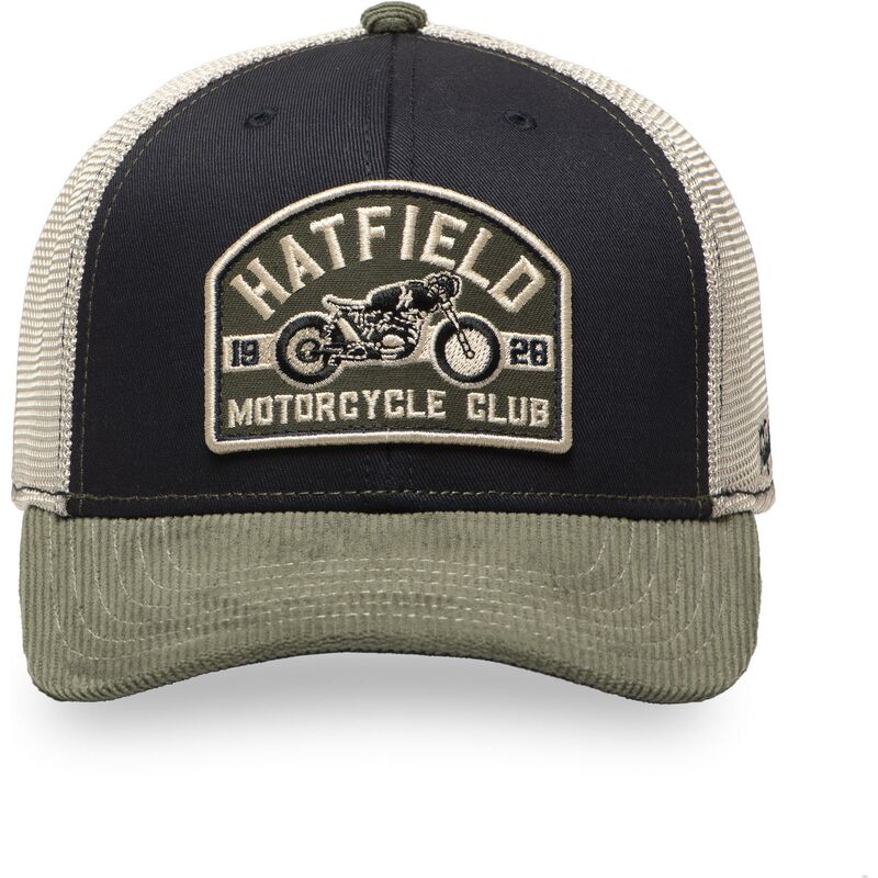 hatfield-semi-mot-navy-blue-and-green-trucker-hat hatfield-semi-mot-navy-blue-and-green-trucker-hat