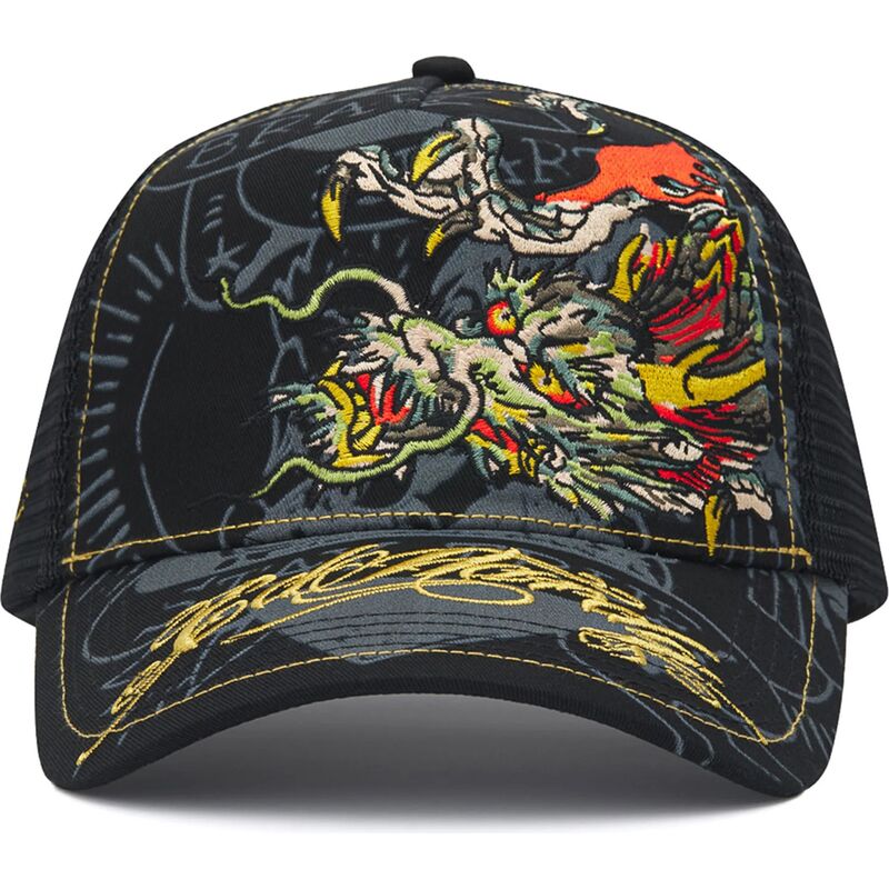 ed-hardy-crawling-dragon-black-trucker-hat ed-hardy-crawling-dragon-black-trucker-hat