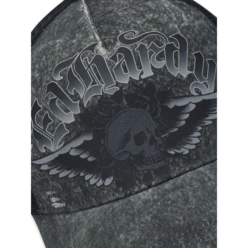 ed-hardy-flaming-gothic-skull-washed-grey-trucker-hat ed-hardy-flaming-gothic-skull-washed-grey-trucker-hat