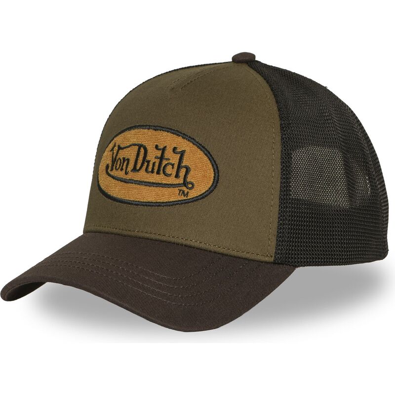von-dutch-terry20-green-and-brown-trucker-hat von-dutch-terry20-green-and-brown-trucker-hat