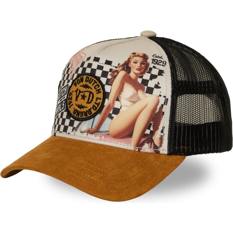 von-dutch-subl23-brown-trucker-hat von-dutch-subl23-brown-trucker-hat