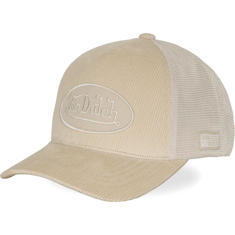 von-dutch-lof-b48-cream-trucker-hat von-dutch-lof-b48-cream-trucker-hat