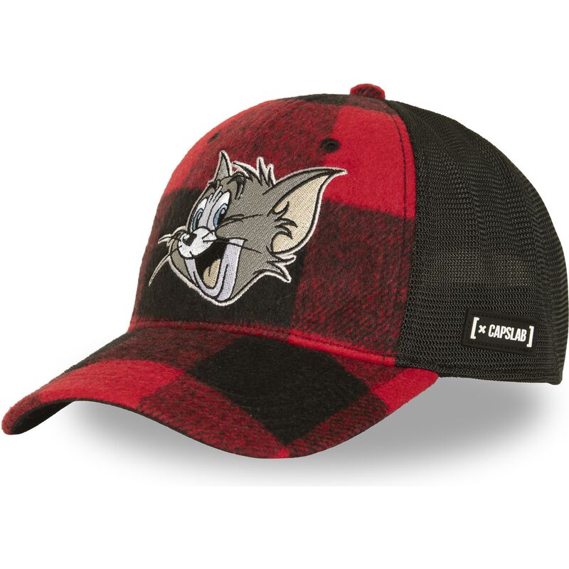 capslab-tom-taj9-tom-looney-tunes-red-and-black-trucker-hat capslab-tom-taj9-tom-looney-tunes-red-and-black-trucker-hat