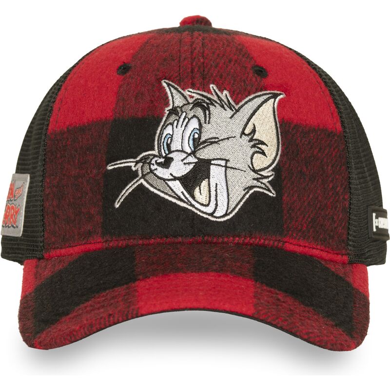capslab-tom-taj9-tom-looney-tunes-red-and-black-trucker-hat capslab-tom-taj9-tom-looney-tunes-red-and-black-trucker-hat