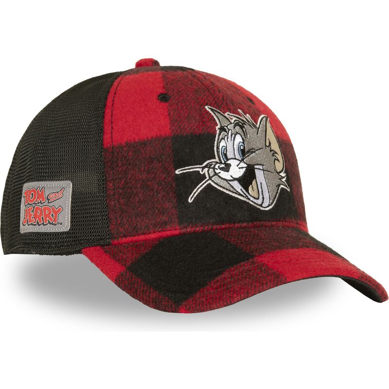 capslab-tom-taj9-tom-looney-tunes-red-and-black-trucker-hat capslab-tom-taj9-tom-looney-tunes-red-and-black-trucker-hat
