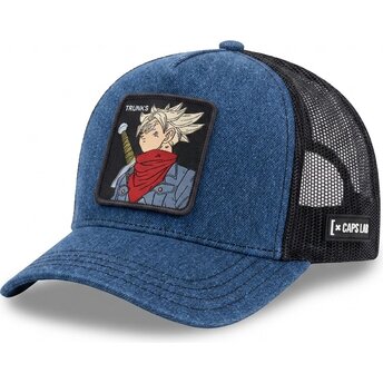 Capslab Trunks DBS9 TRU Dragon Ball Navy Blue and Black Trucker Hat