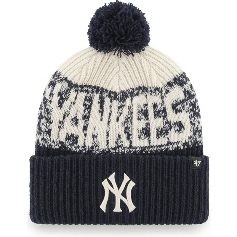 47-brand-bone-chill-cuff-knit-new-york-yankees-mlb-navy-blue-beanie-with-pompom 47-brand-bone-chill-cuff-knit-new-york-yankees-mlb-navy-blue-beanie-with-pompom