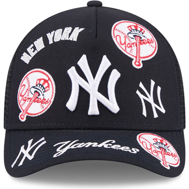 new-era-9forty-m-crown-a-frame-all-over-new-york-yankees-mlb-navy-blue-trucker-hat new-era-9forty-m-crown-a-frame-all-over-new-york-yankees-mlb-navy-blue-trucker-hat