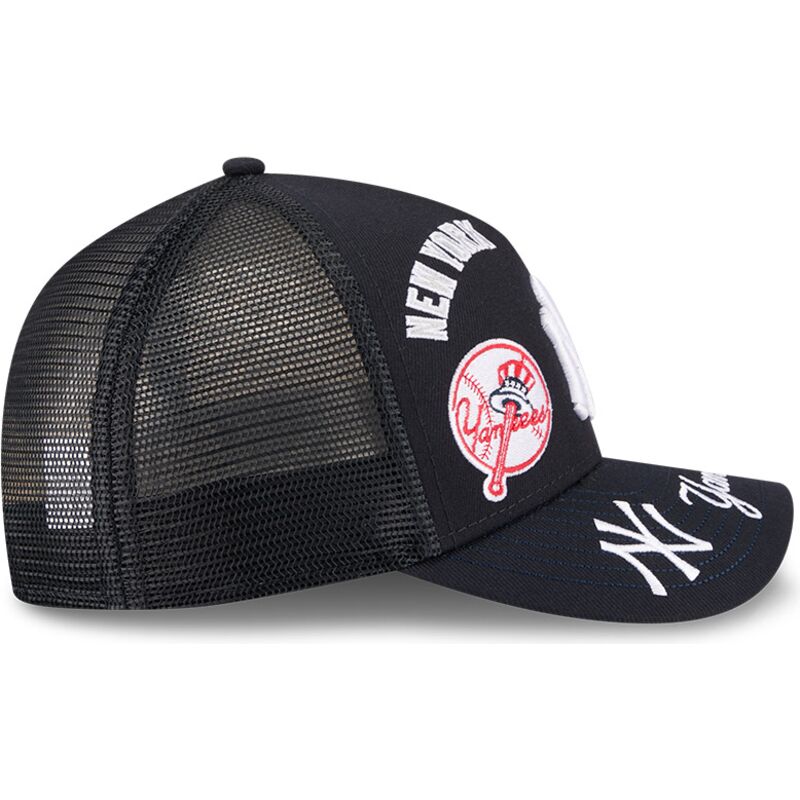 new-era-9forty-m-crown-a-frame-all-over-new-york-yankees-mlb-navy-blue-trucker-hat new-era-9forty-m-crown-a-frame-all-over-new-york-yankees-mlb-navy-blue-trucker-hat