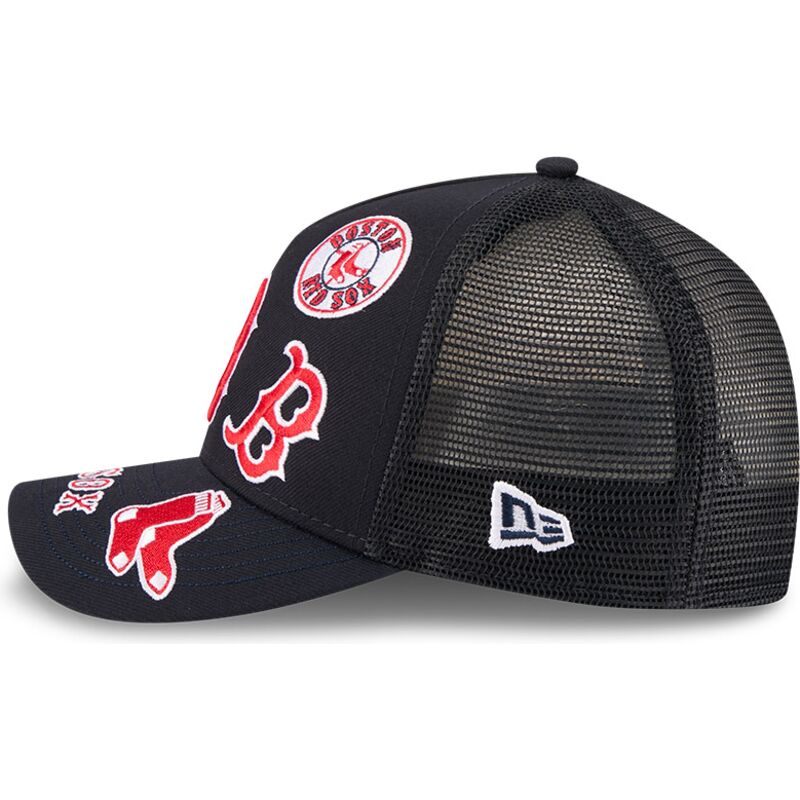 new-era-9forty-m-crown-a-frame-all-over-boston-red-sox-mlb-navy-blue-trucker-hat new-era-9forty-m-crown-a-frame-all-over-boston-red-sox-mlb-navy-blue-trucker-hat