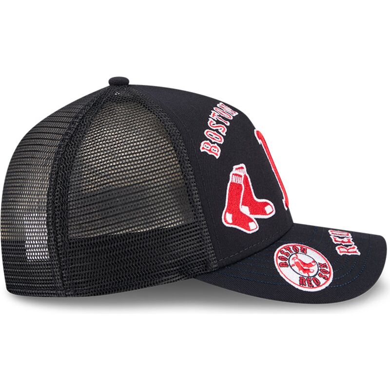 new-era-9forty-m-crown-a-frame-all-over-boston-red-sox-mlb-navy-blue-trucker-hat new-era-9forty-m-crown-a-frame-all-over-boston-red-sox-mlb-navy-blue-trucker-hat