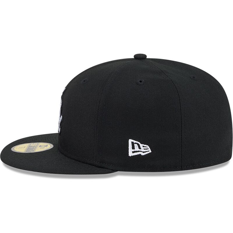new-era-flat-brim-59fifty-rhinestone-badge-chicago-white-sox-mlb-black-fitted-cap