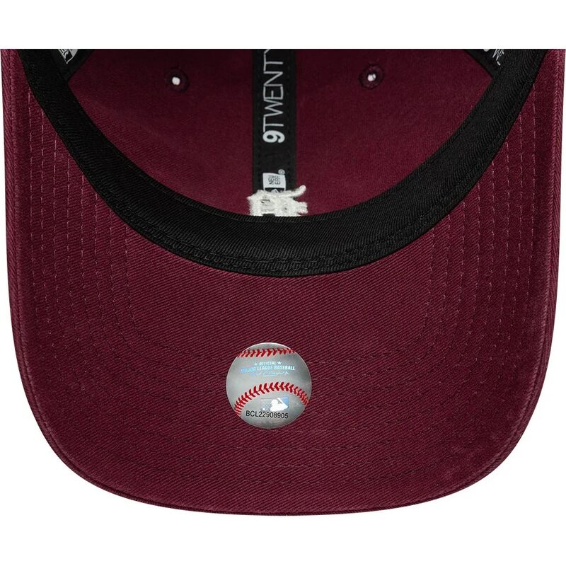 new-era-curved-brim-9twenty-mini-logo-detroit-tigers-mlb-maroon-adjustable-cap