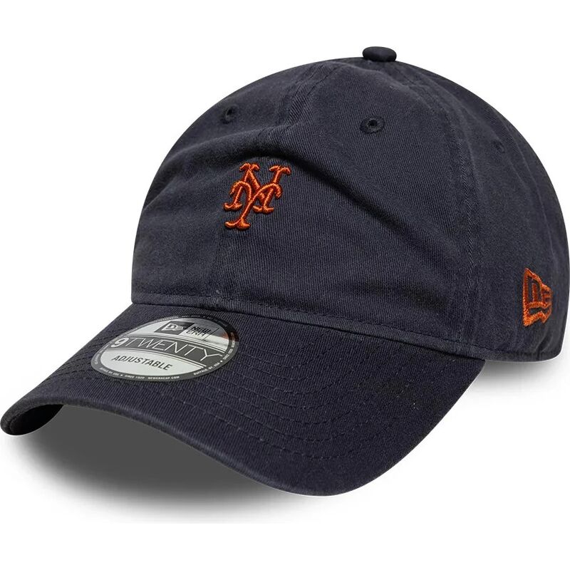 new-era-curved-brim-brown-logo-9twenty-mini-logo-new-york-mets-mlb-navy-blue-adjustable-cap new-era-curved-brim-brown-logo-9twenty-mini-logo-new-york-mets-mlb-navy-blue-adjustable-cap