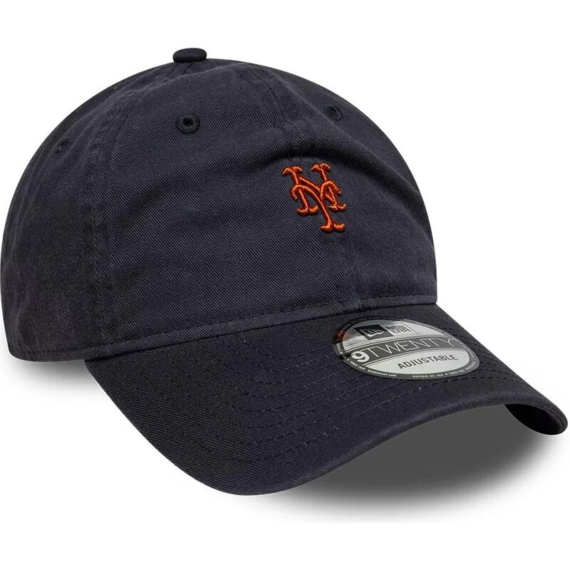 new-era-curved-brim-brown-logo-9twenty-mini-logo-new-york-mets-mlb-navy-blue-adjustable-cap new-era-curved-brim-brown-logo-9twenty-mini-logo-new-york-mets-mlb-navy-blue-adjustable-cap