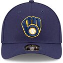 new-era-curved-brim-9forty-m-crown-player-replica-milwaukee-brewers-mlb-navy-blue-snapback-cap
