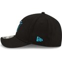 new-era-curved-brim-9forty-m-crown-player-replica-miami-marlins-mlb-black-snapback-cap