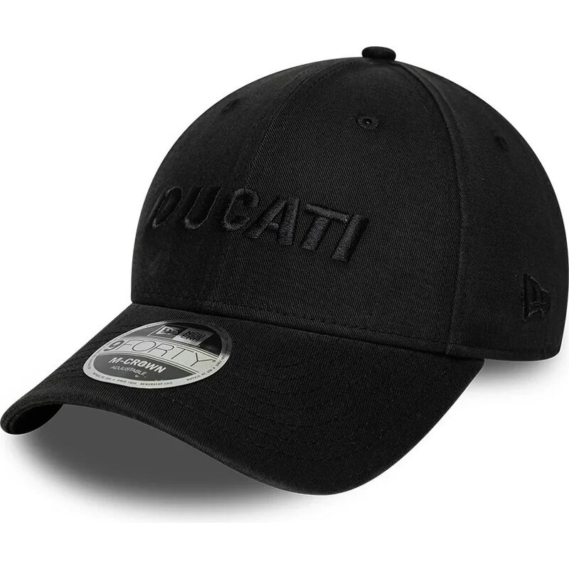 new-era-curved-brim-black-logo-9forty-m-crown-wordmark-ducati-motor-motogp-black-snapback-cap