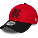 new-era-curved-brim-9forty-contrast-manchester-united-football-club-premier-league-red-and-black-adjustable-cap