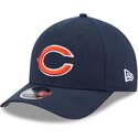 new-era-curved-brim-9forty-m-crown-team-chicago-bears-nfl-navy-blue-snapback-cap