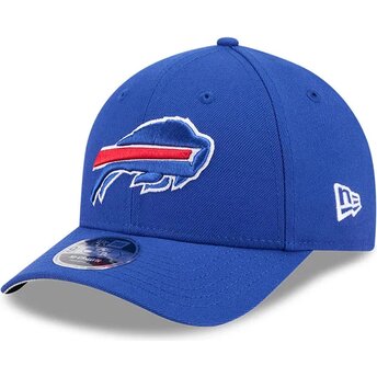 New Era Curved Brim 9FORTY M-Crown Team Buffalo Bills NFL Blue Snapback Cap