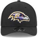 new-era-curved-brim-9forty-m-crown-team-baltimore-ravens-nfl-black-snapback-cap